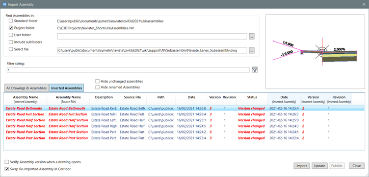 21 APR Control your corridors with Naviate Infrastructure insert subassembly review revision