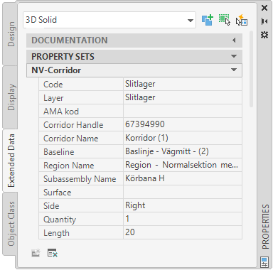 21 AUG Naviate for Civil 3D blog - AMA coding - 4 new property sets