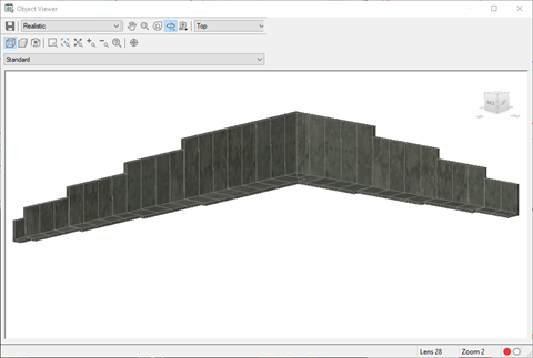 22 Q1 JAN 18 SYMTECH Naviate Retaining wall elements to solids with Naviate Civil 3D - object viewer 3