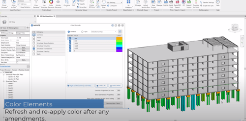 naviate color element structural engineers identify hight levels 2