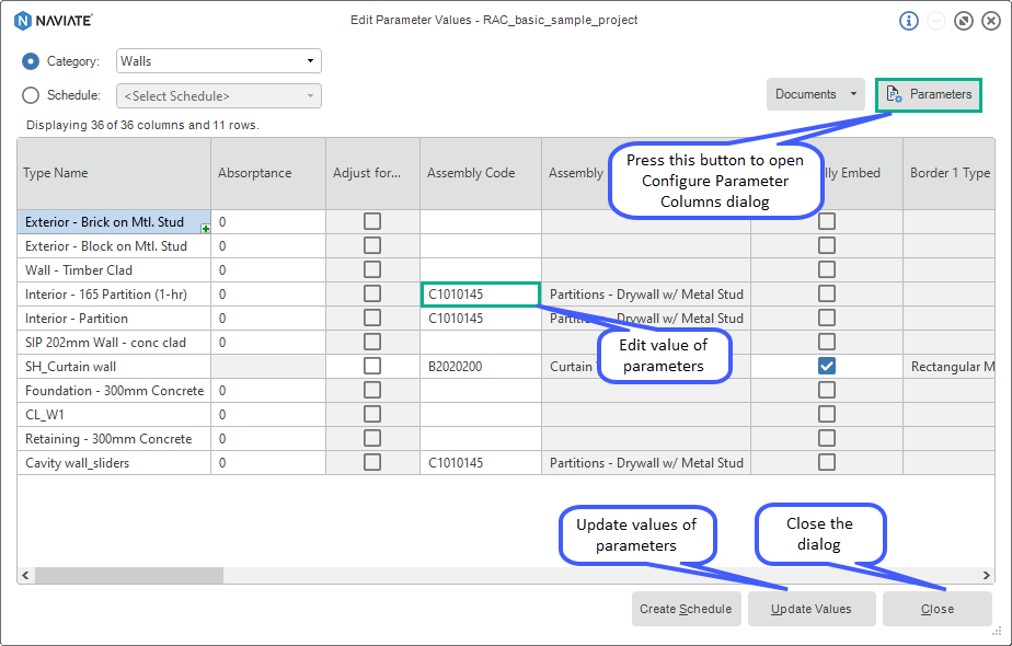 21 SEP Revit Edit Parameter Value 3