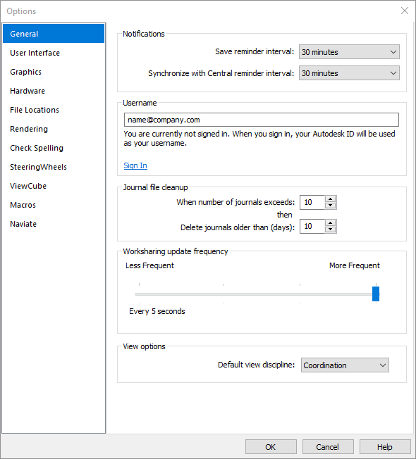 Work together in a project with worksharing - one central file ...