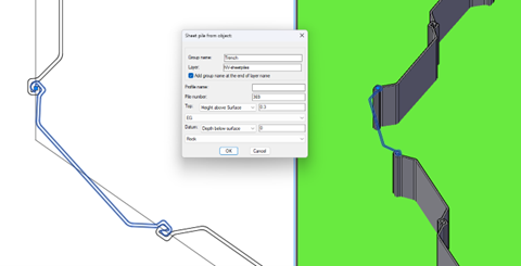 24 AUG 29 Naviate blog - Sheet piles and anchors in Naviate Road for Civil 3D 3