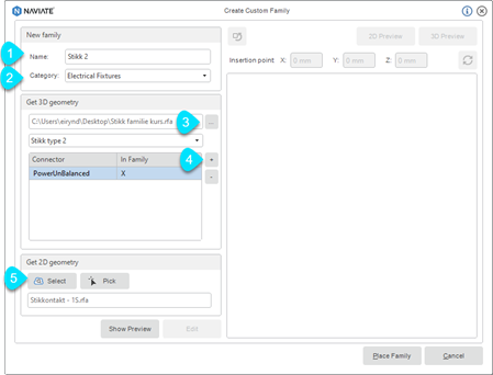 22 Q2 MAY 31 Create custom families with Naviate Electrical 1