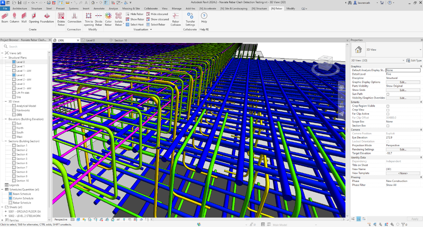 24 Naviate Revit blog post - Discover Naviate Rebar 7 - Rebar Collision 1