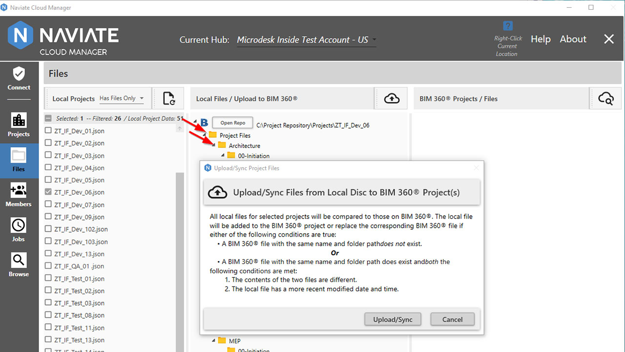 How to Synchronize Construction Project Data with Naviate Cloud Manager